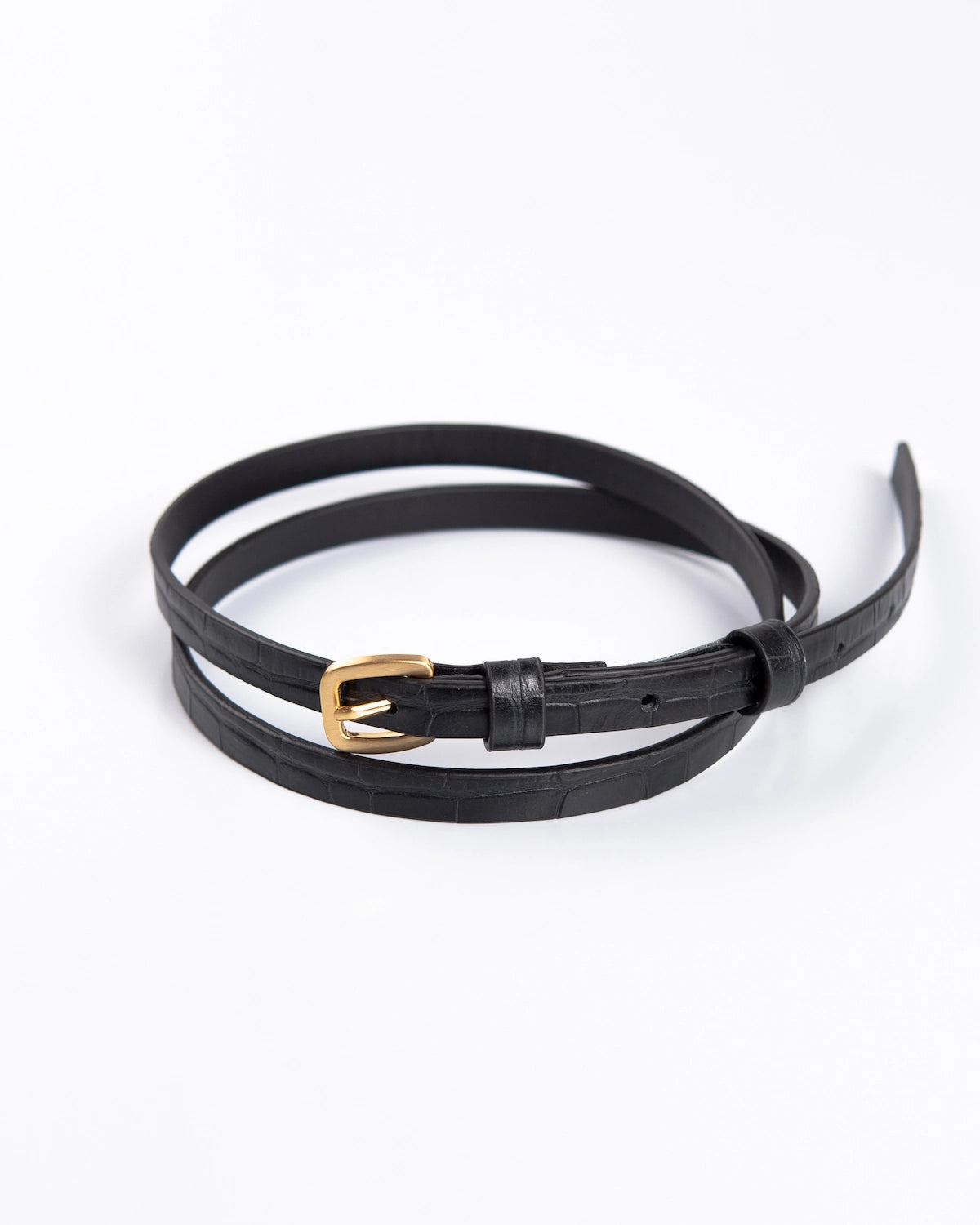 Cinto Bianca Couro Preto WOOW