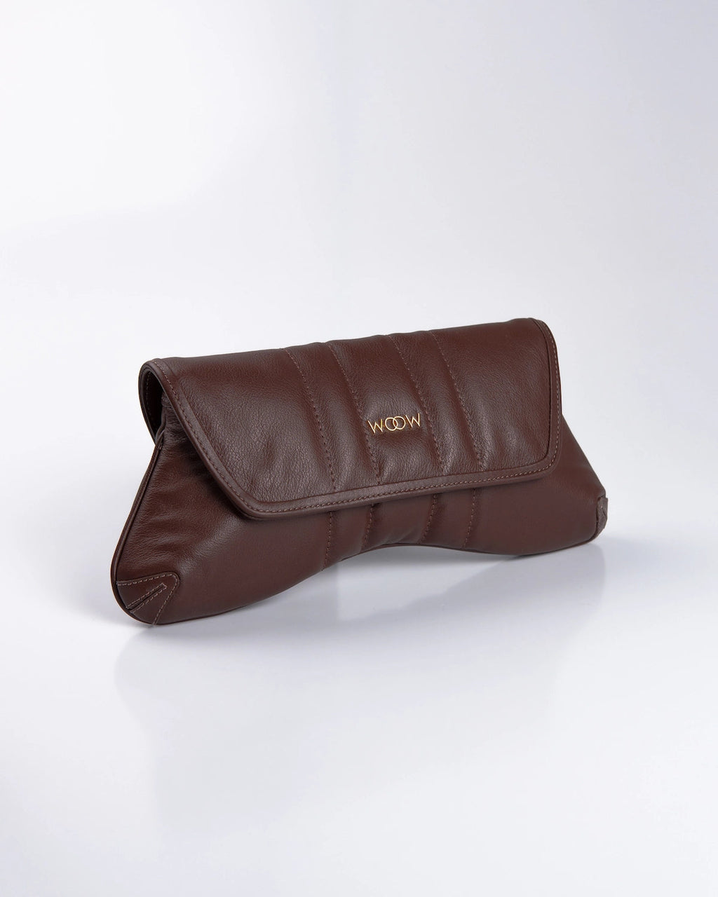 Bolsa Média Agatha Couro Café WOOW