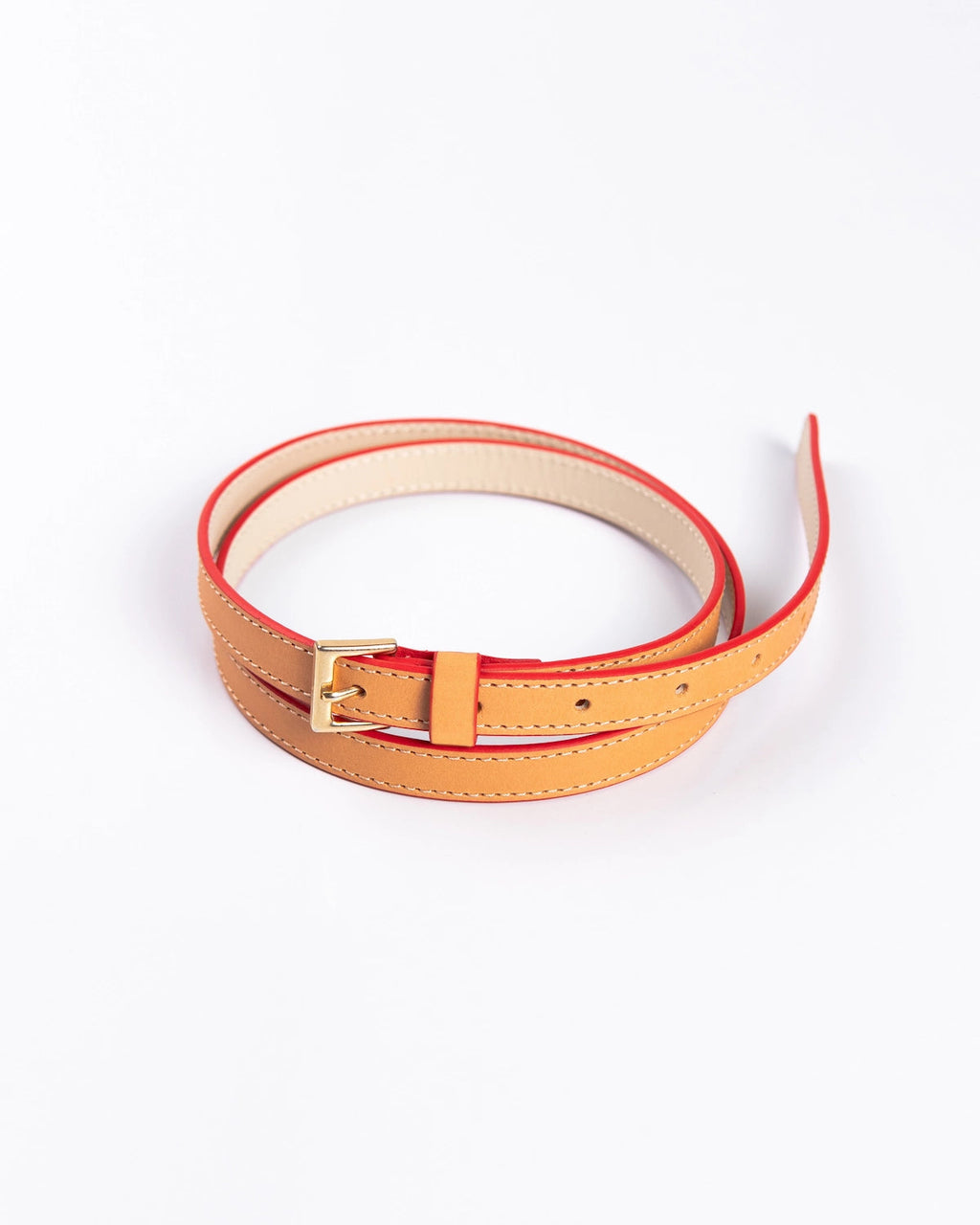 Cinto Bruna Couro Salmão WOOW
