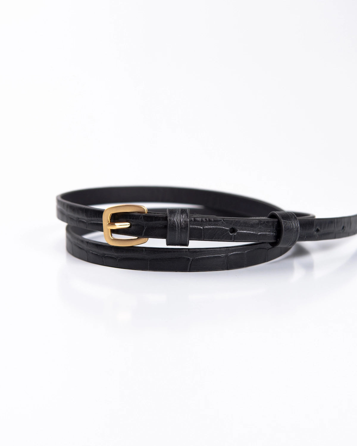 Cinto Bianca Couro Preto WOOW