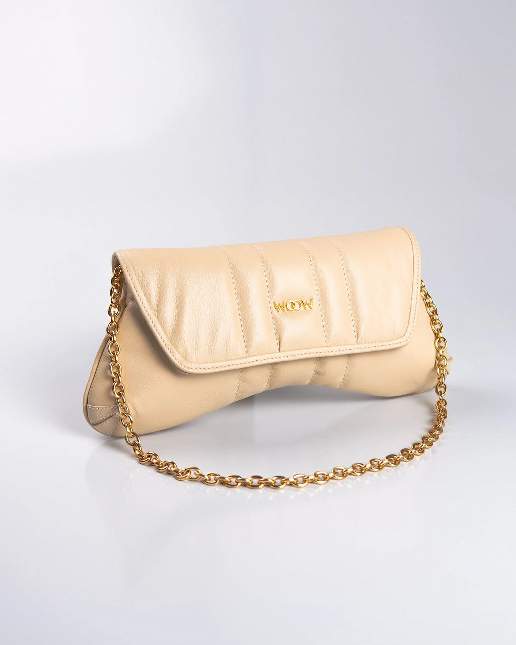 Bolsa Média Agatha Couro Eggshell WOOW