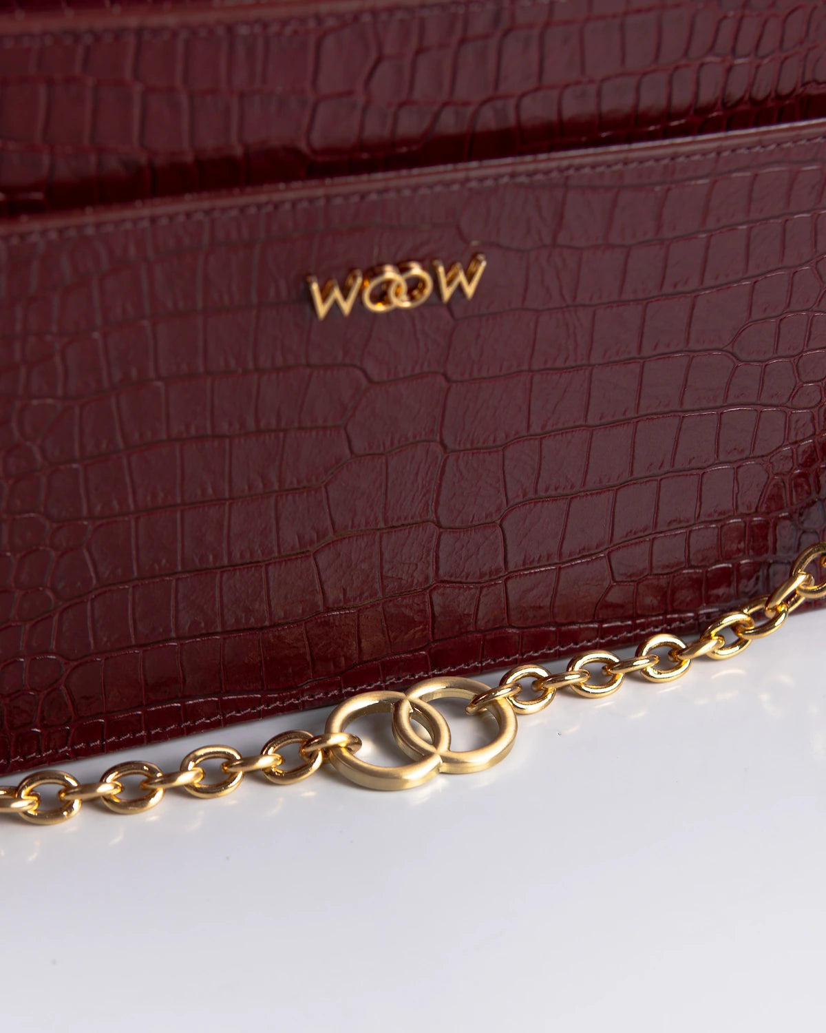 Bolsa Média Margô Couro Bordô WOOW