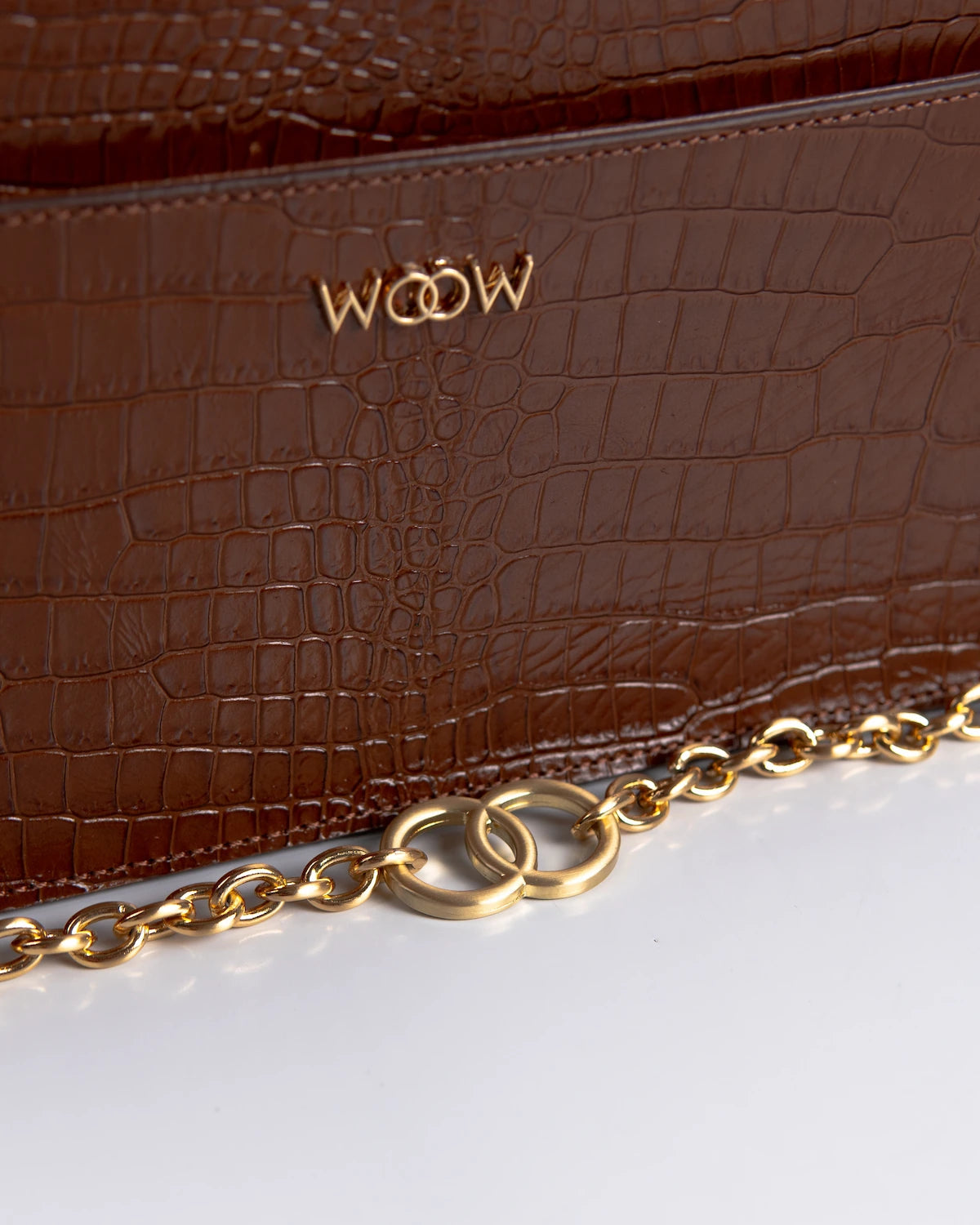 Bolsa Média Margô Couro Ambar WOOW