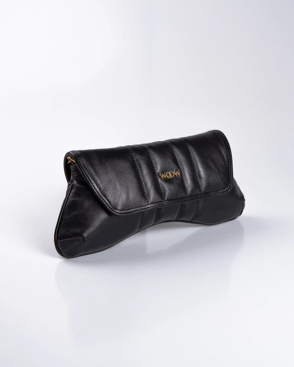 Bolsa Média Agatha Couro Preto WOOW