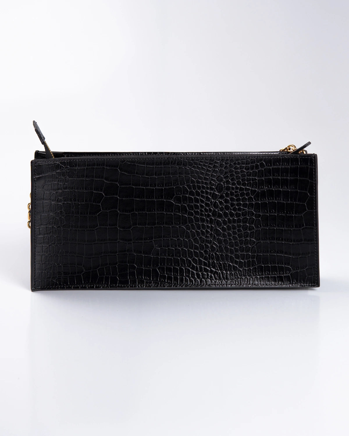 Bolsa Média Margô Couro Preto WOOW