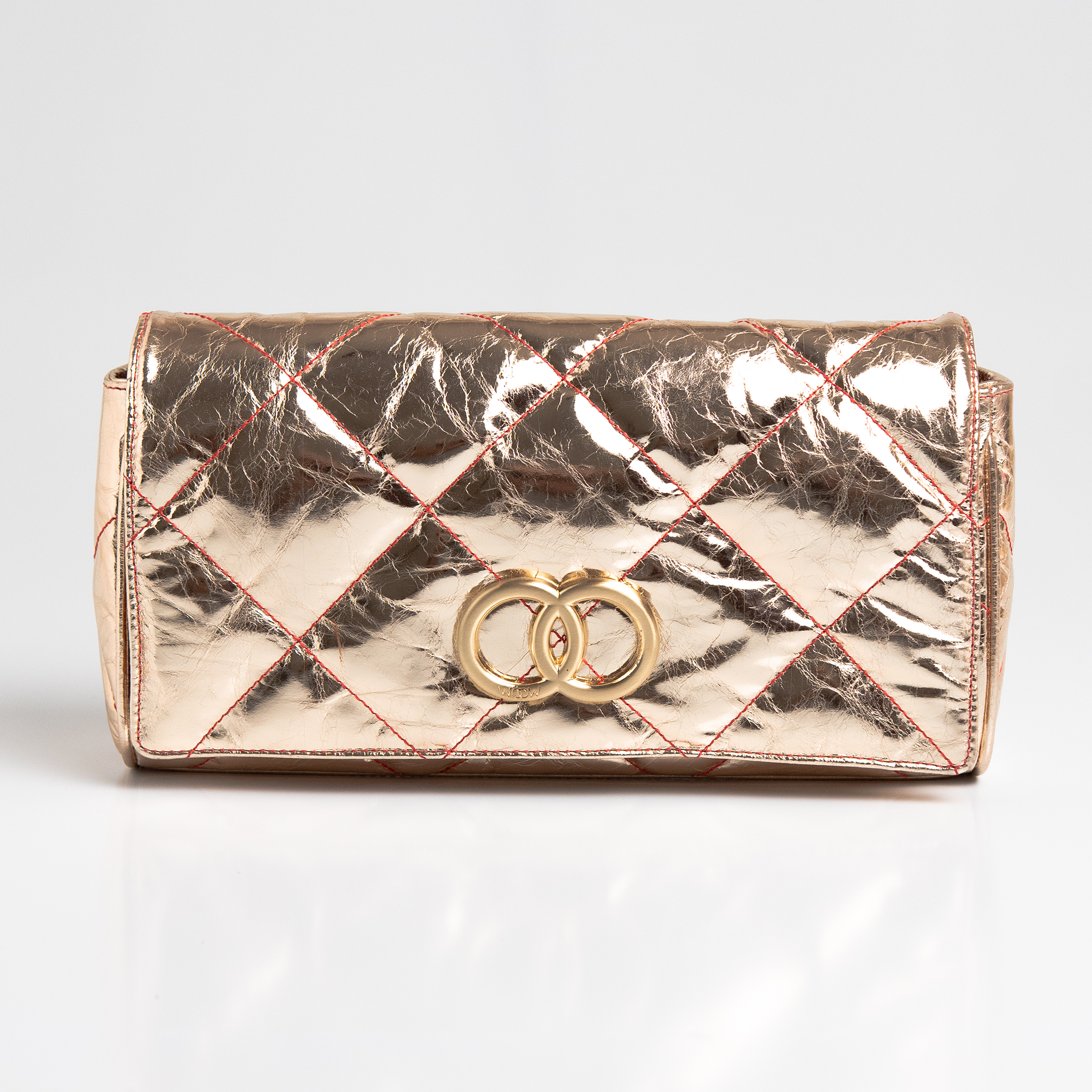 Bolsa Serena em Old Spechio Champagne WOOW