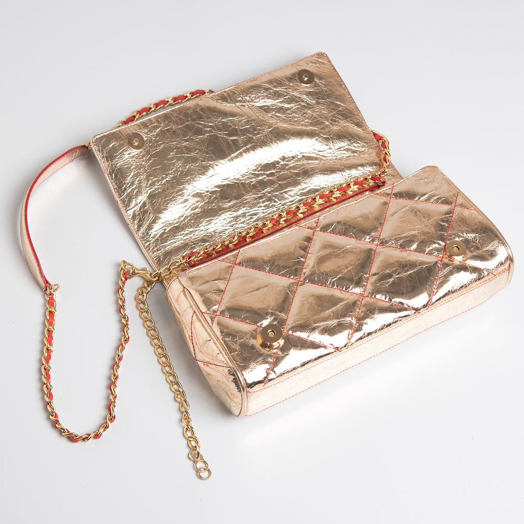 Bolsa Serena em Old Spechio Champagne WOOW