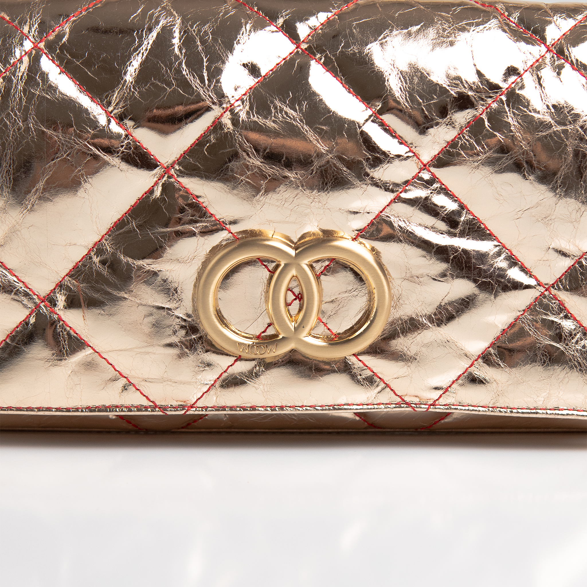 Bolsa Serena em Old Spechio Champagne WOOW