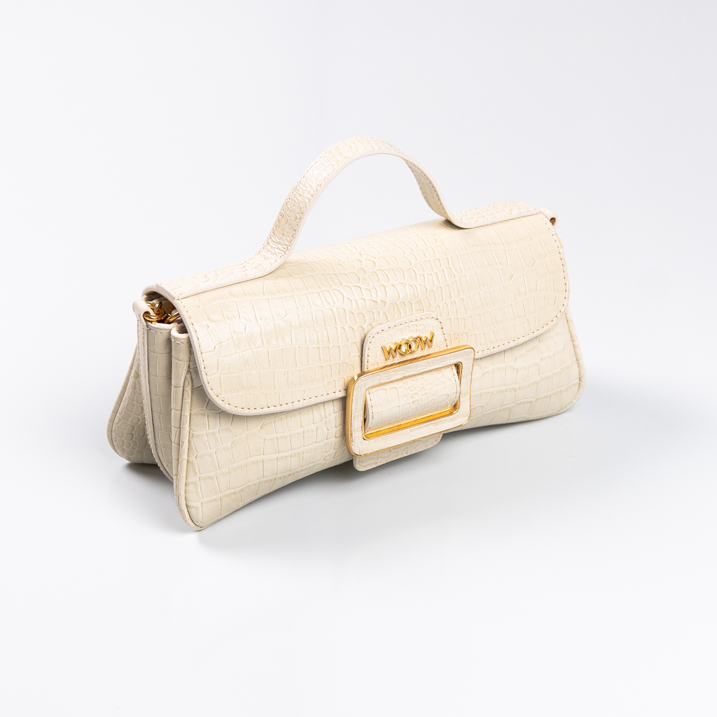 Bolsa Charlote Couro Croco WOOW