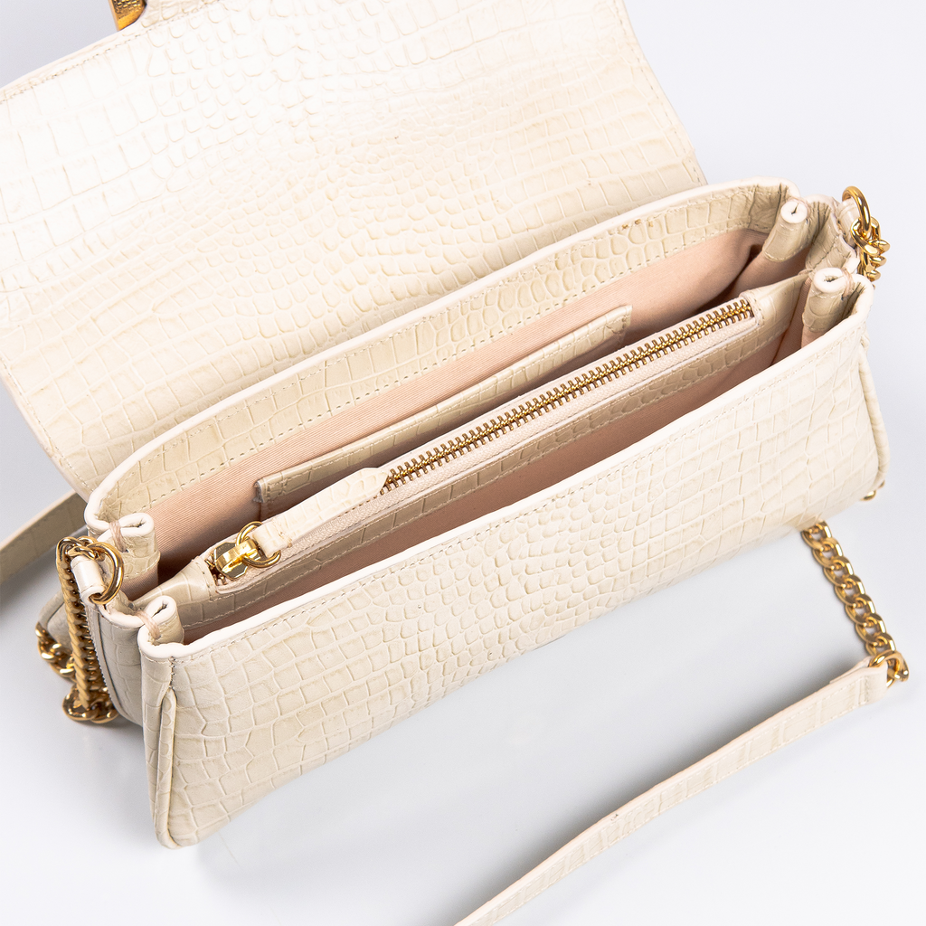 Bolsa Charlote Couro Croco WOOW