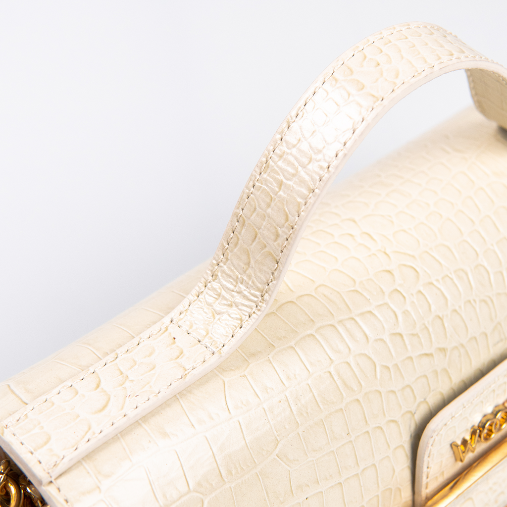 Bolsa Charlote Couro Croco WOOW