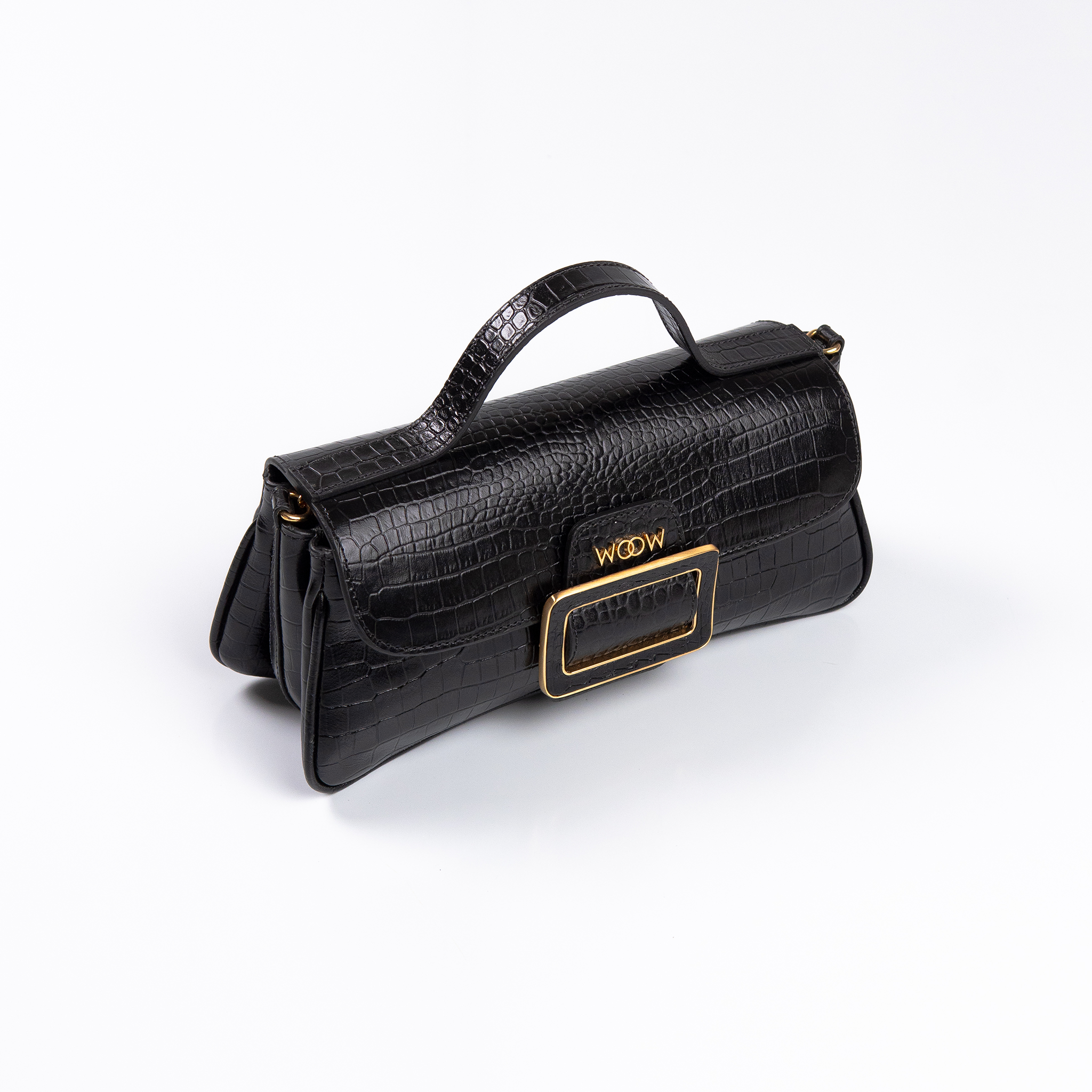 Bolsa Charlote Couro Croco WOOW