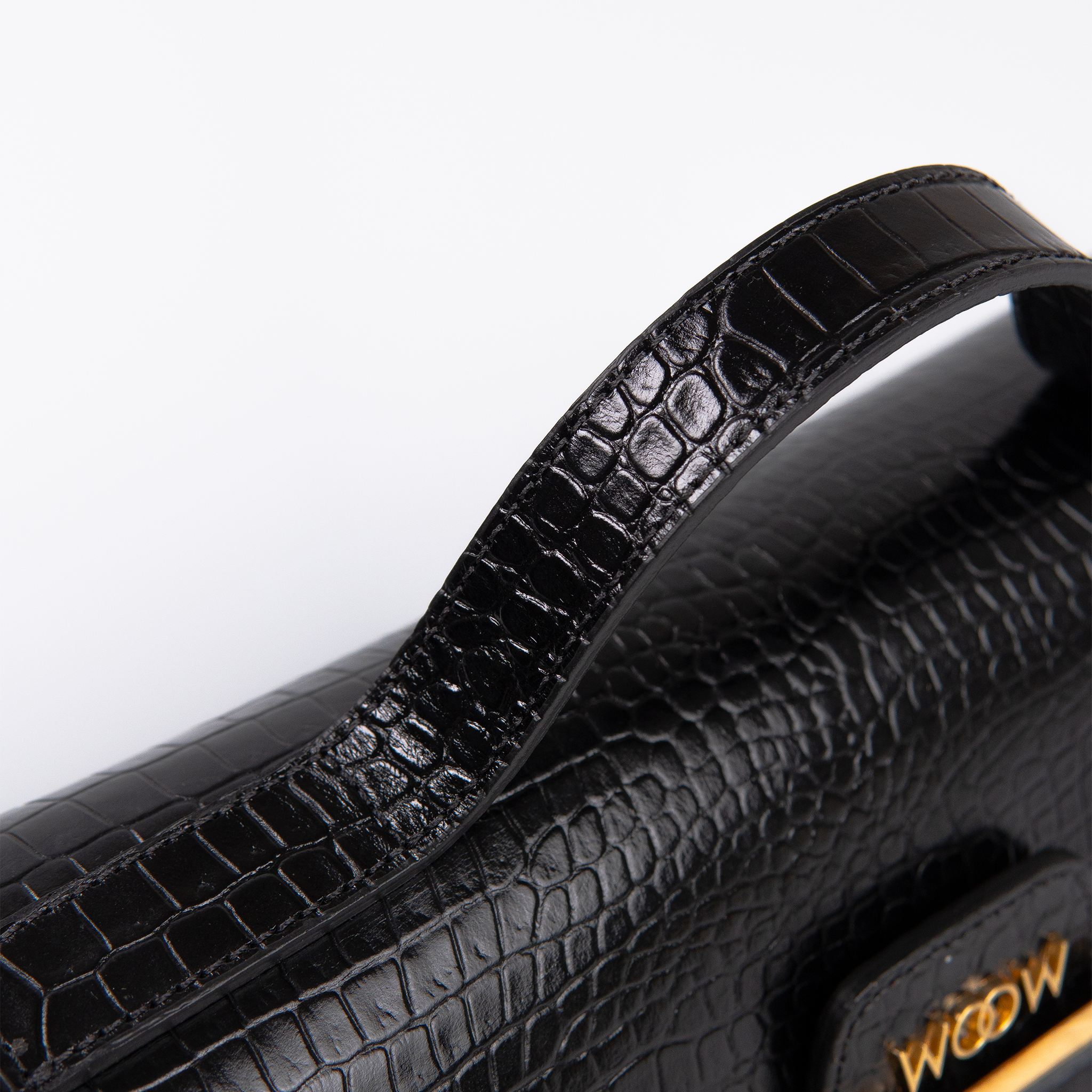 Bolsa Charlote Couro Croco WOOW
