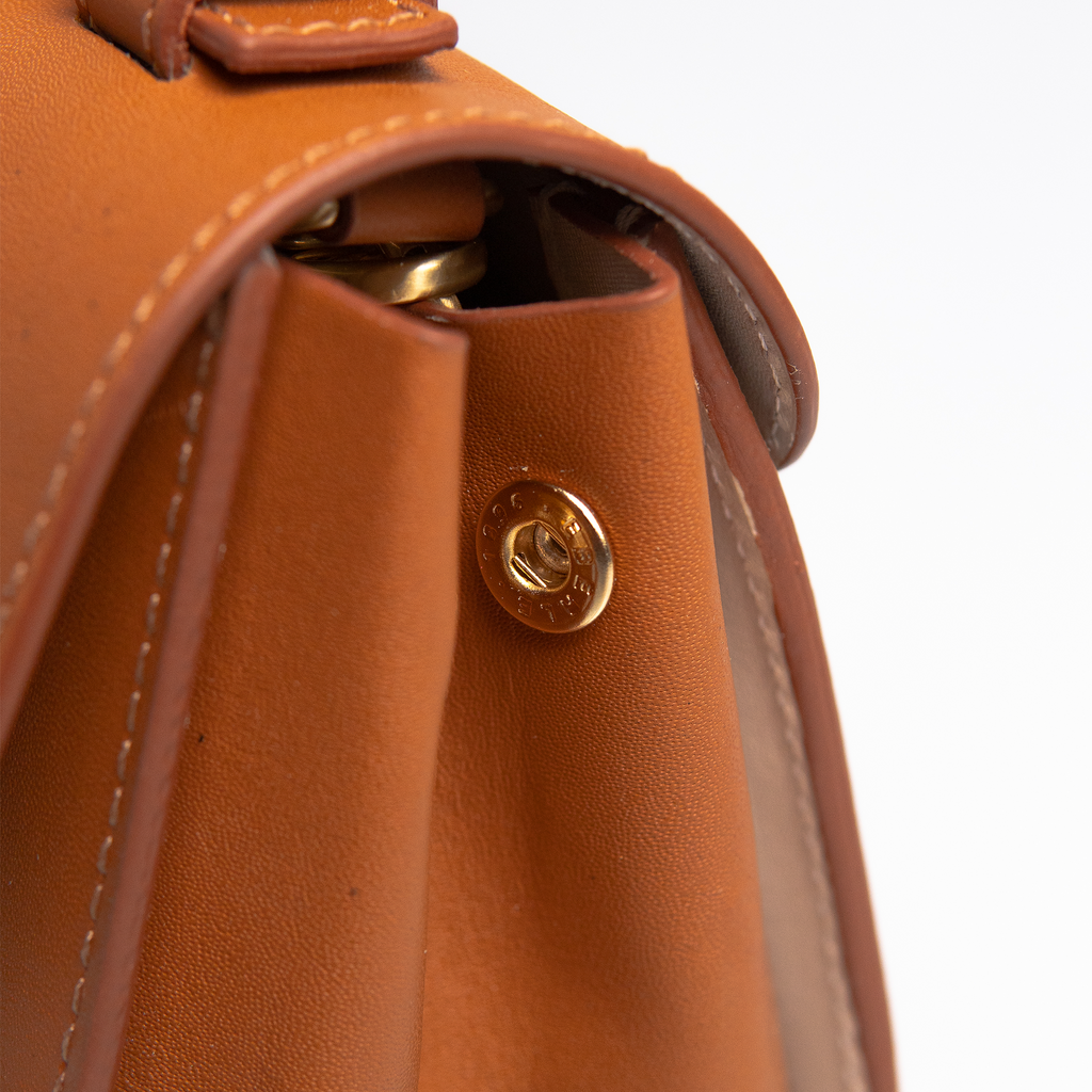 Bolsa Mini Aurora couro caramelo WOOW