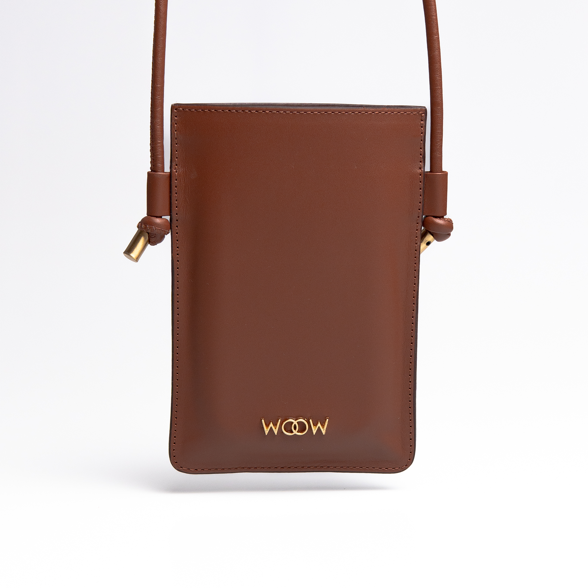 Bolsa porta celular Marina couro Ambar WOOW