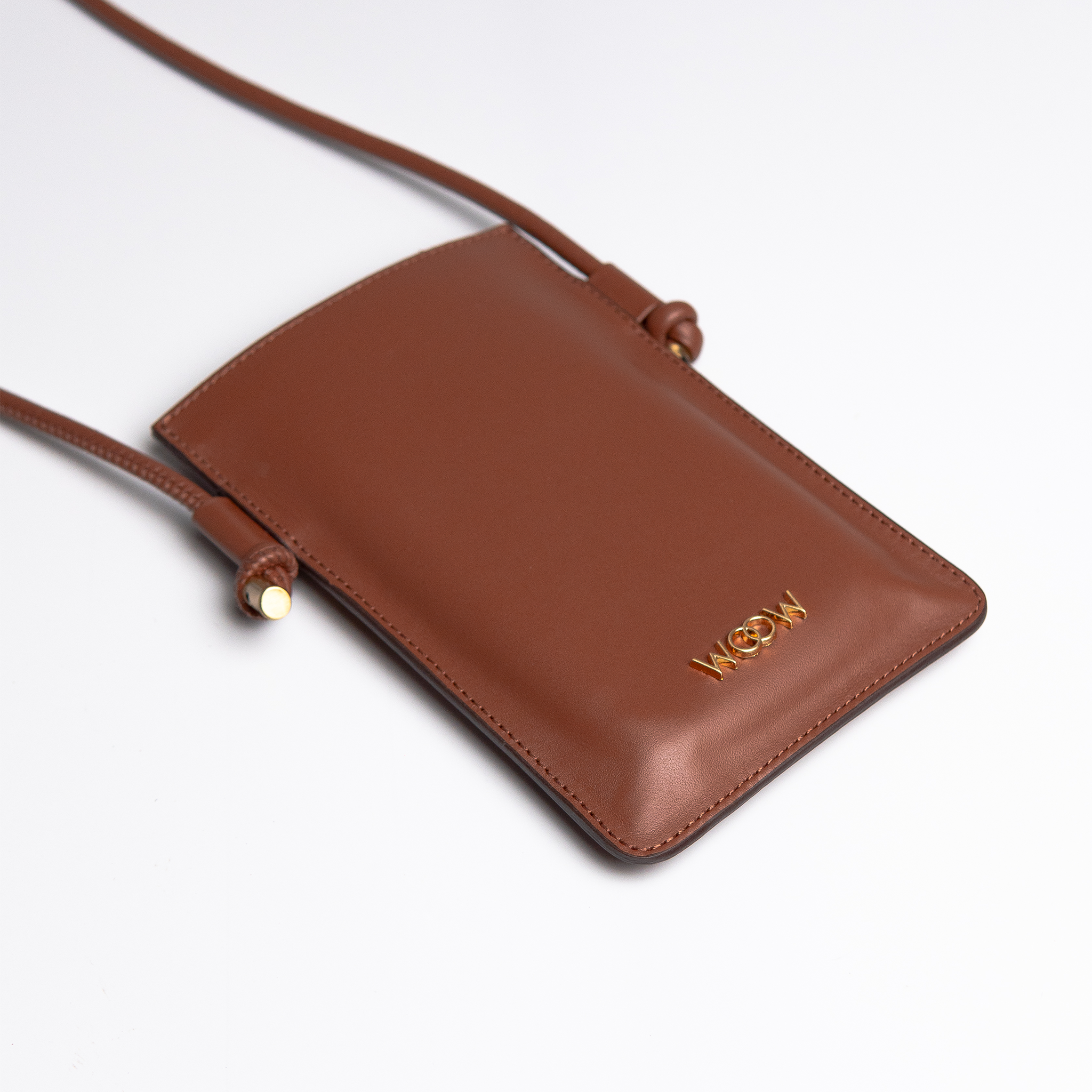 Bolsa porta celular Marina couro Ambar WOOW