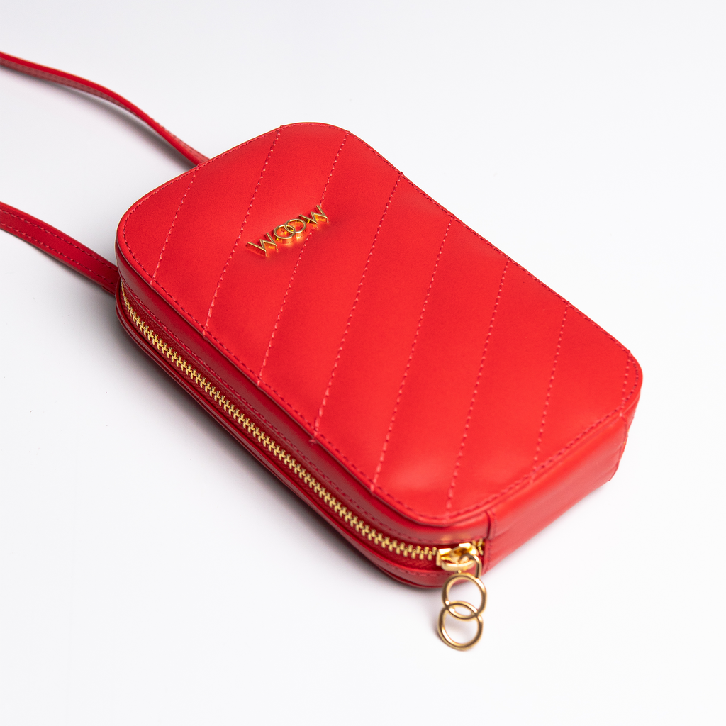 Bolsa porta celular Stella couro gloss WOOW