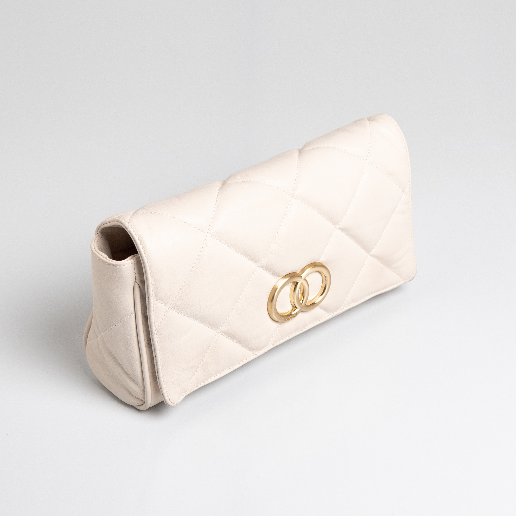 Bolsa Serena em Napa Gaja Off White WOOW