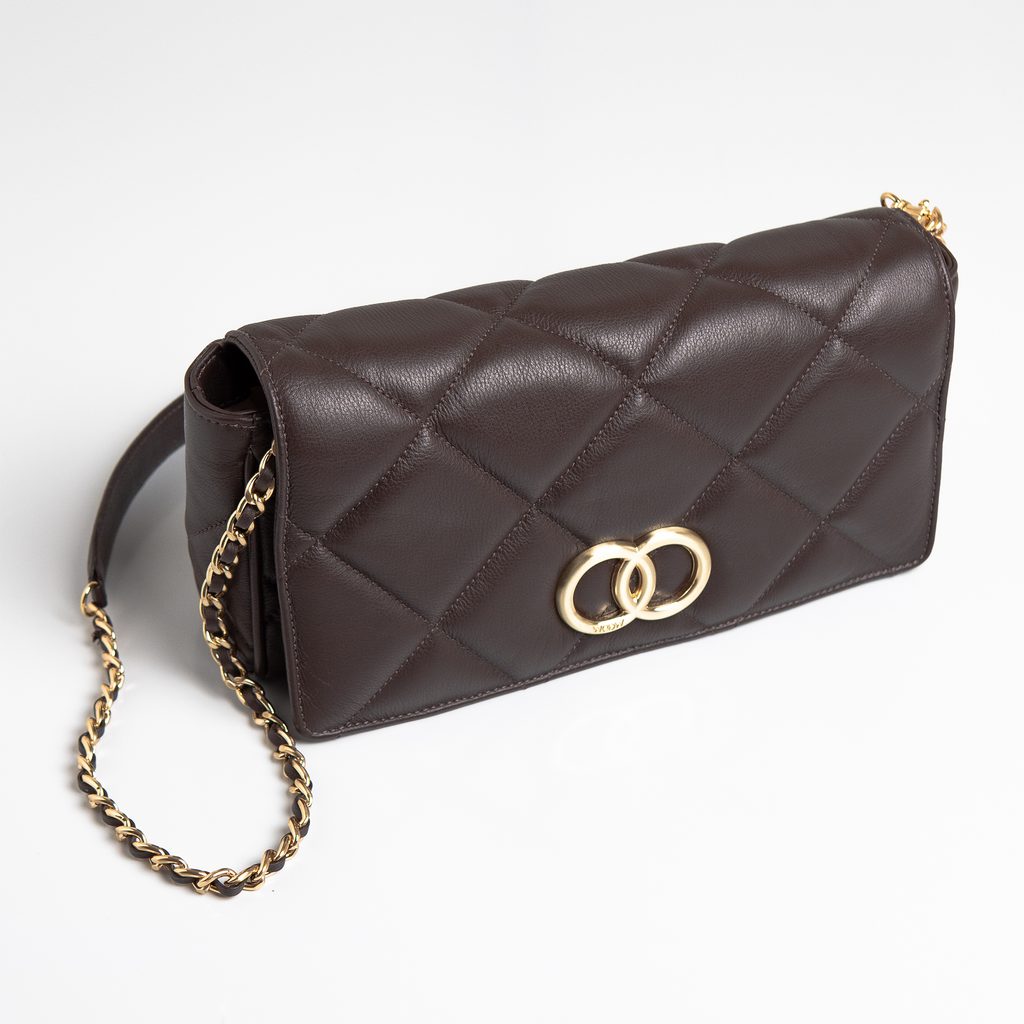 Bolsa Serena em Napa Gaja Off Preta WOOW