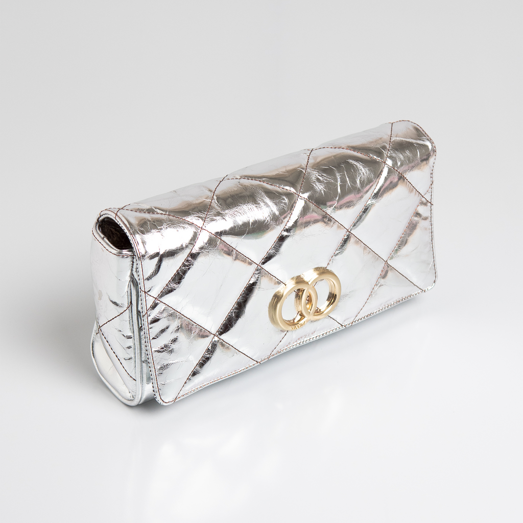 Bolsa Serena em Old Spechio Silver WOOW