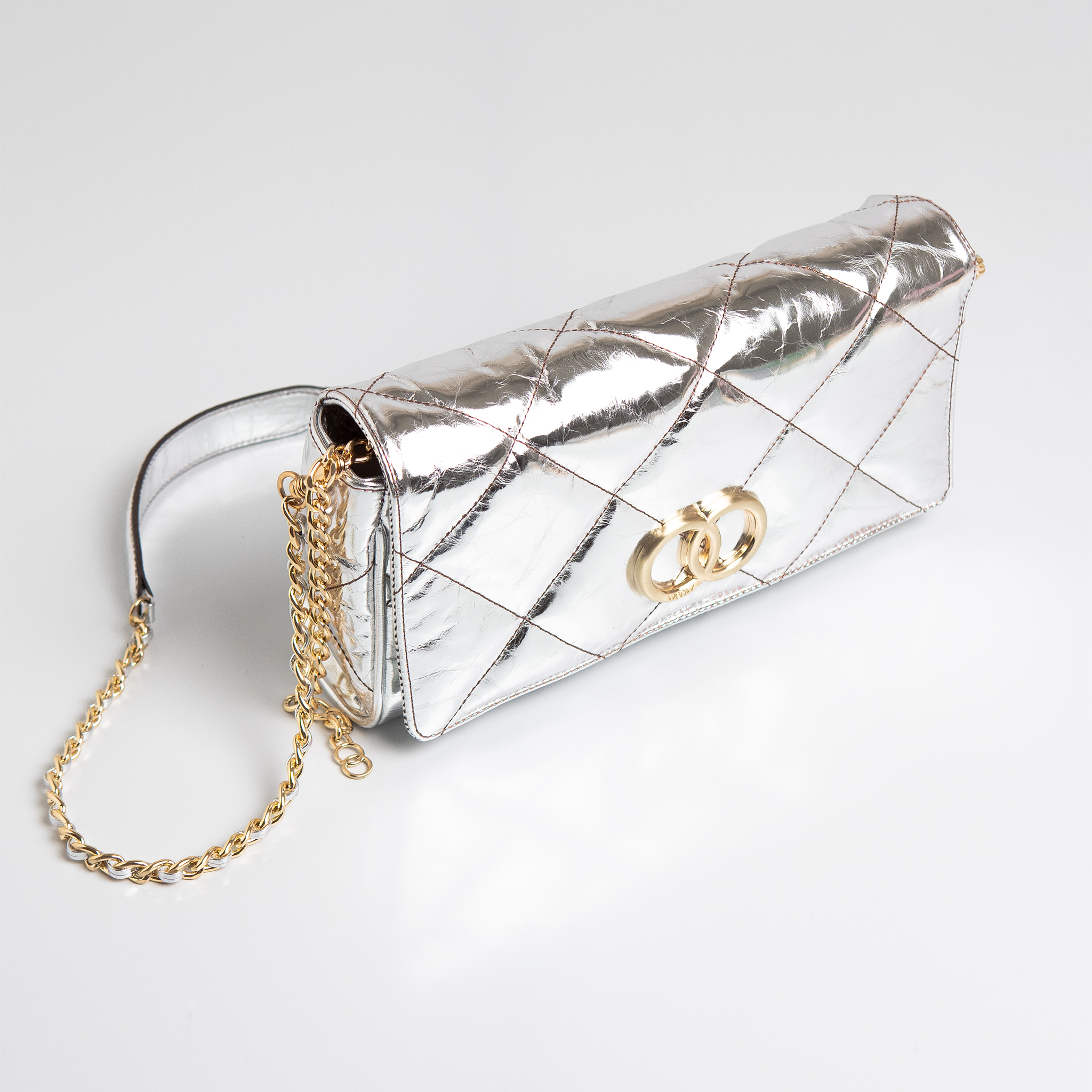 Bolsa Serena em Old Spechio Silver WOOW