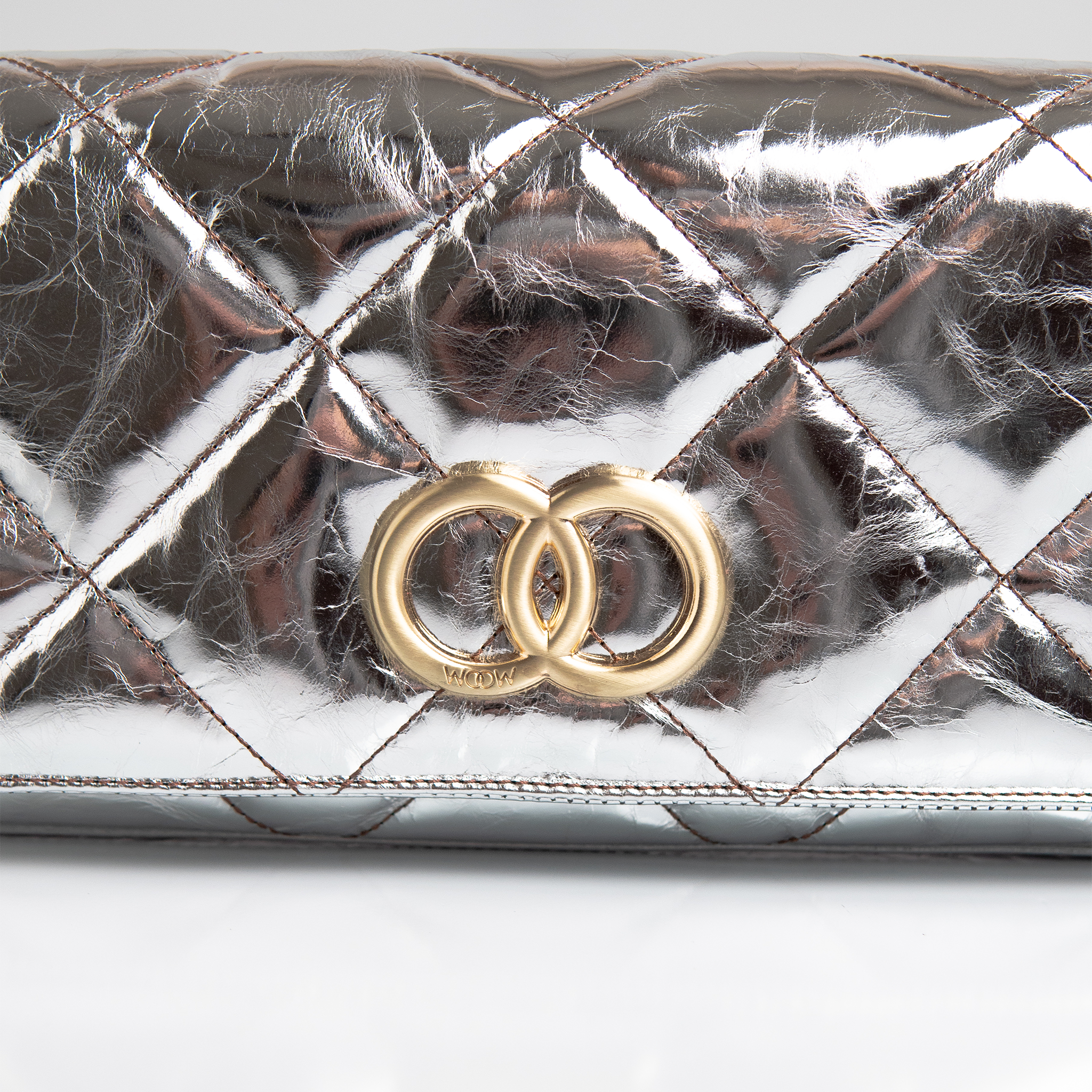 Bolsa Serena em Old Spechio Silver WOOW