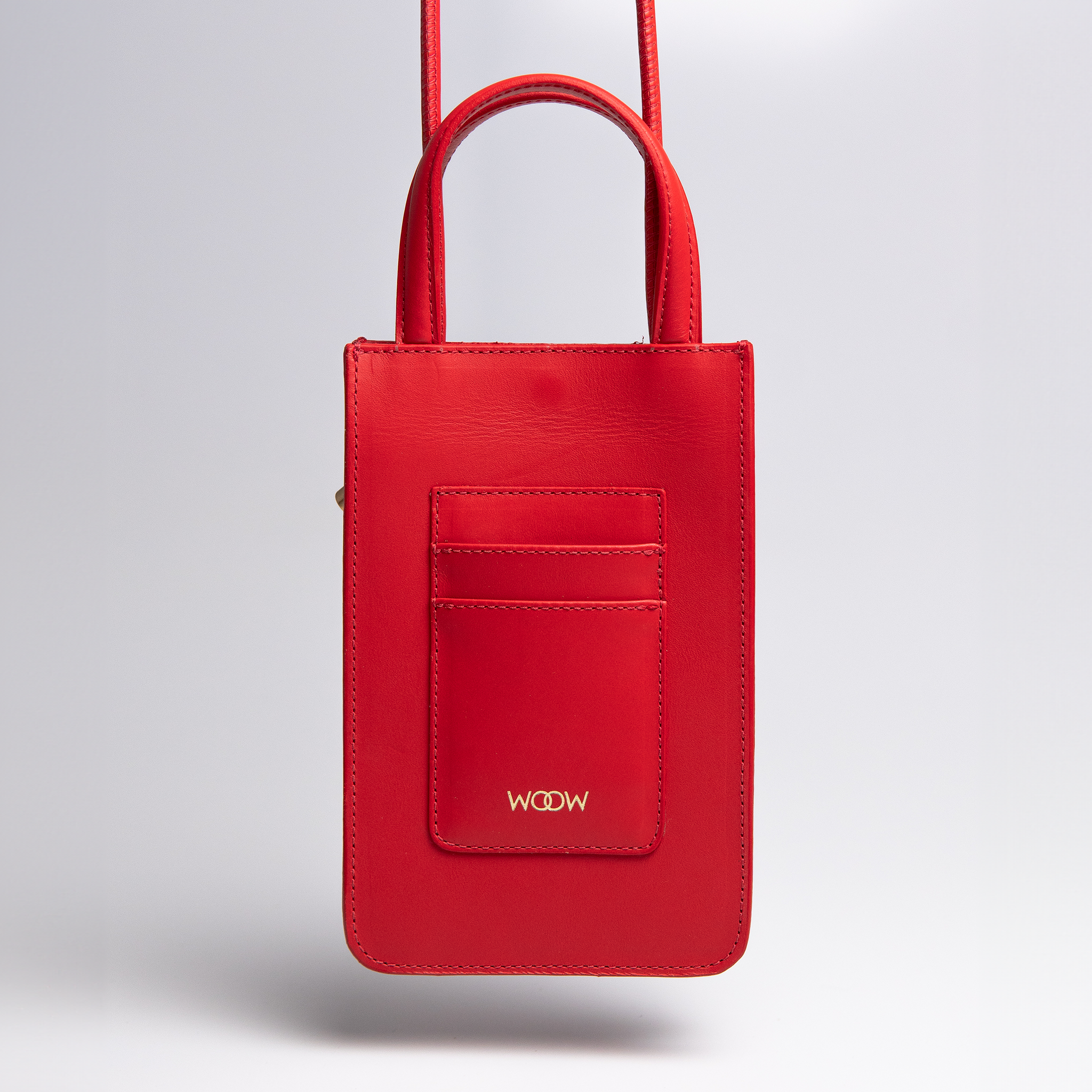 Bolsa porta celular Luna couro gloss WOOW