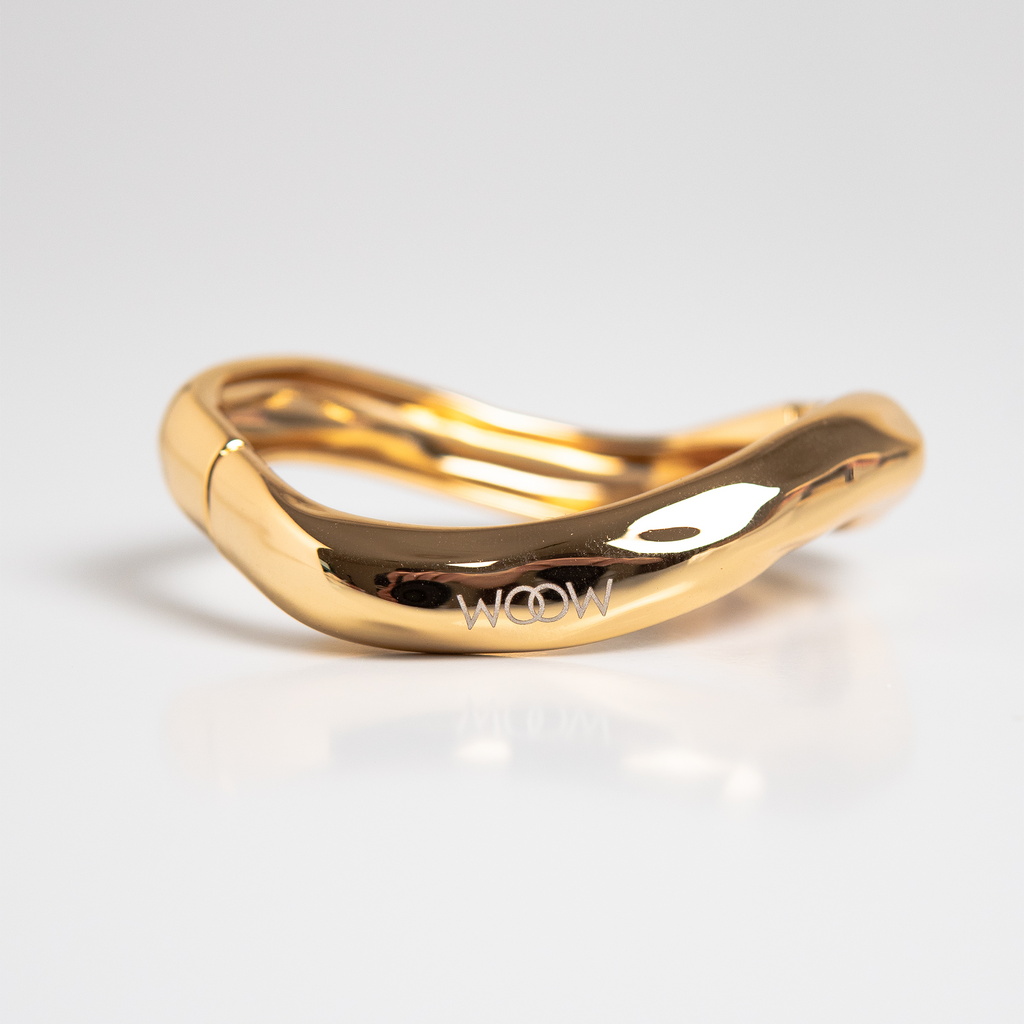 Bracelete Cora Fino Dourado WOOW