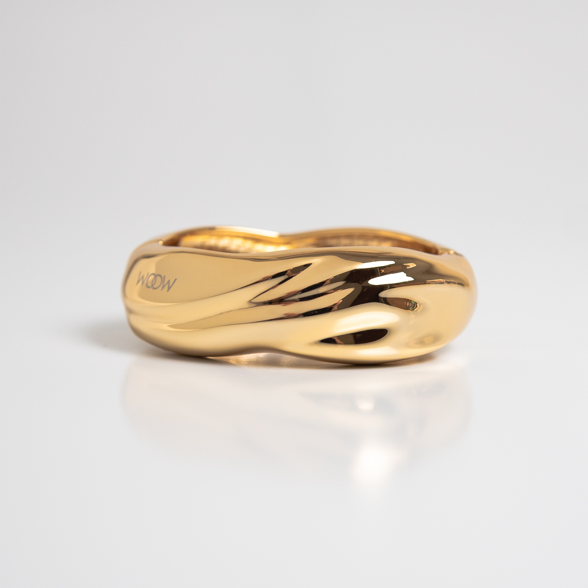 Bracelete Thea Largo Dourado WOOW