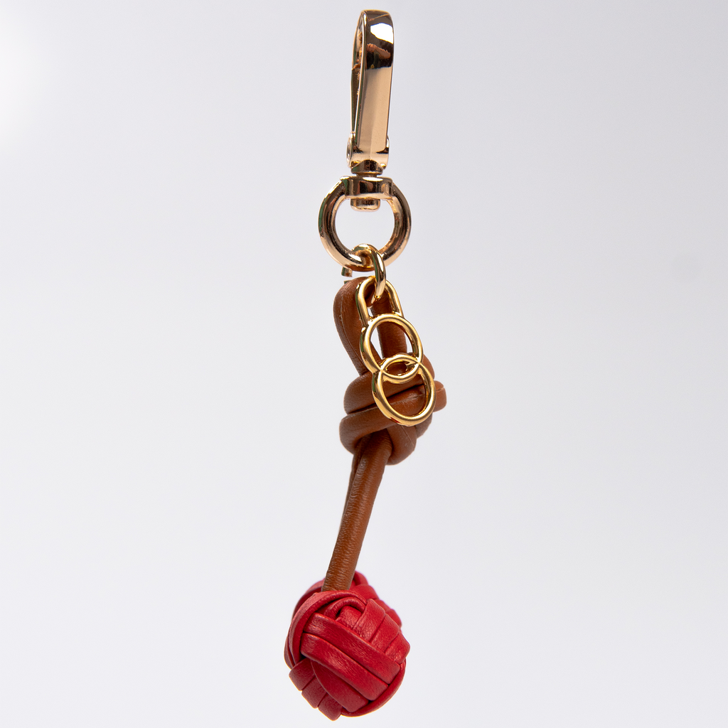 Chaveiro Cherry em Couro WOOW