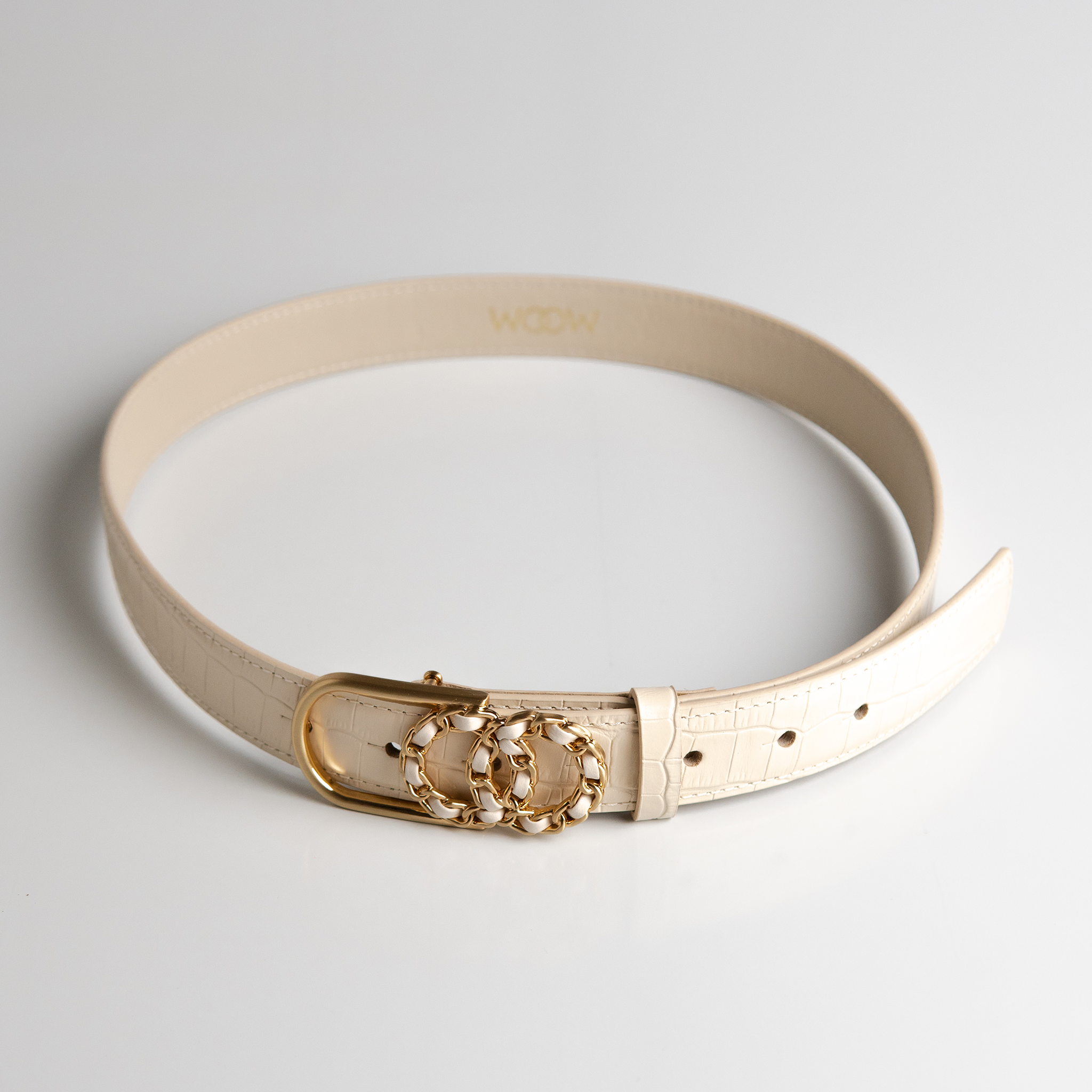 Cinto Celine Off White WOOW