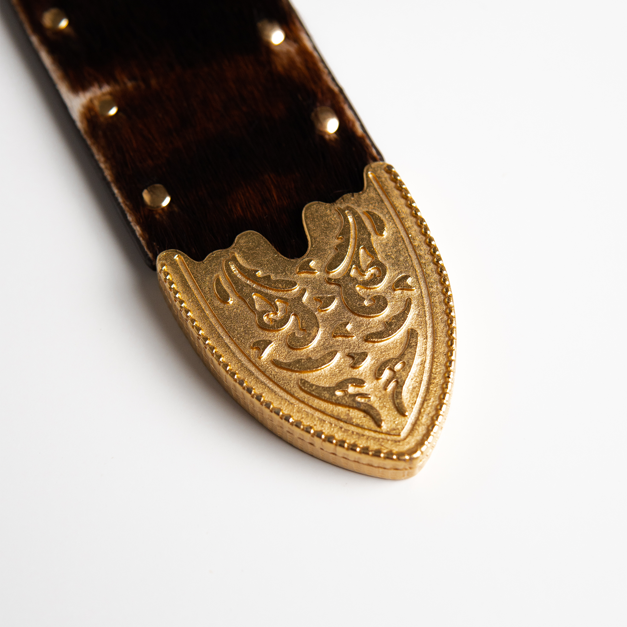 Cinto Taylor Pele de Vaca Café WOOW