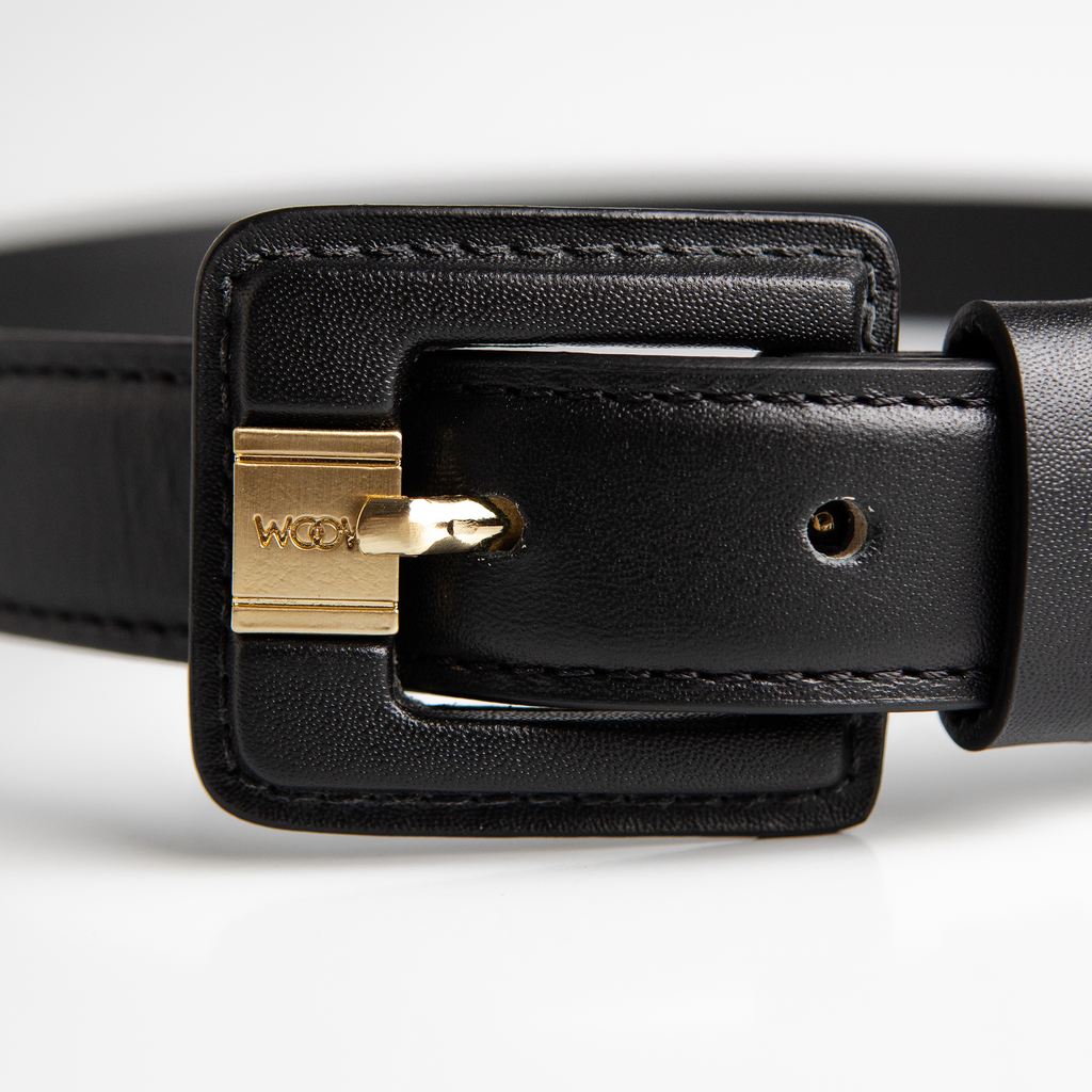 Cinto Eva fivela couro WOOW