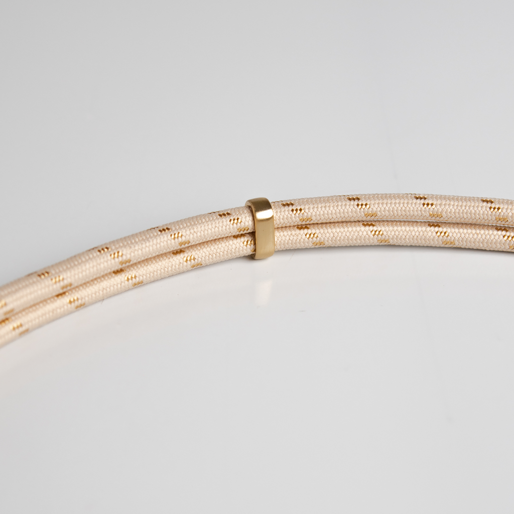 Cinto Betânia White/Dourado WOOW