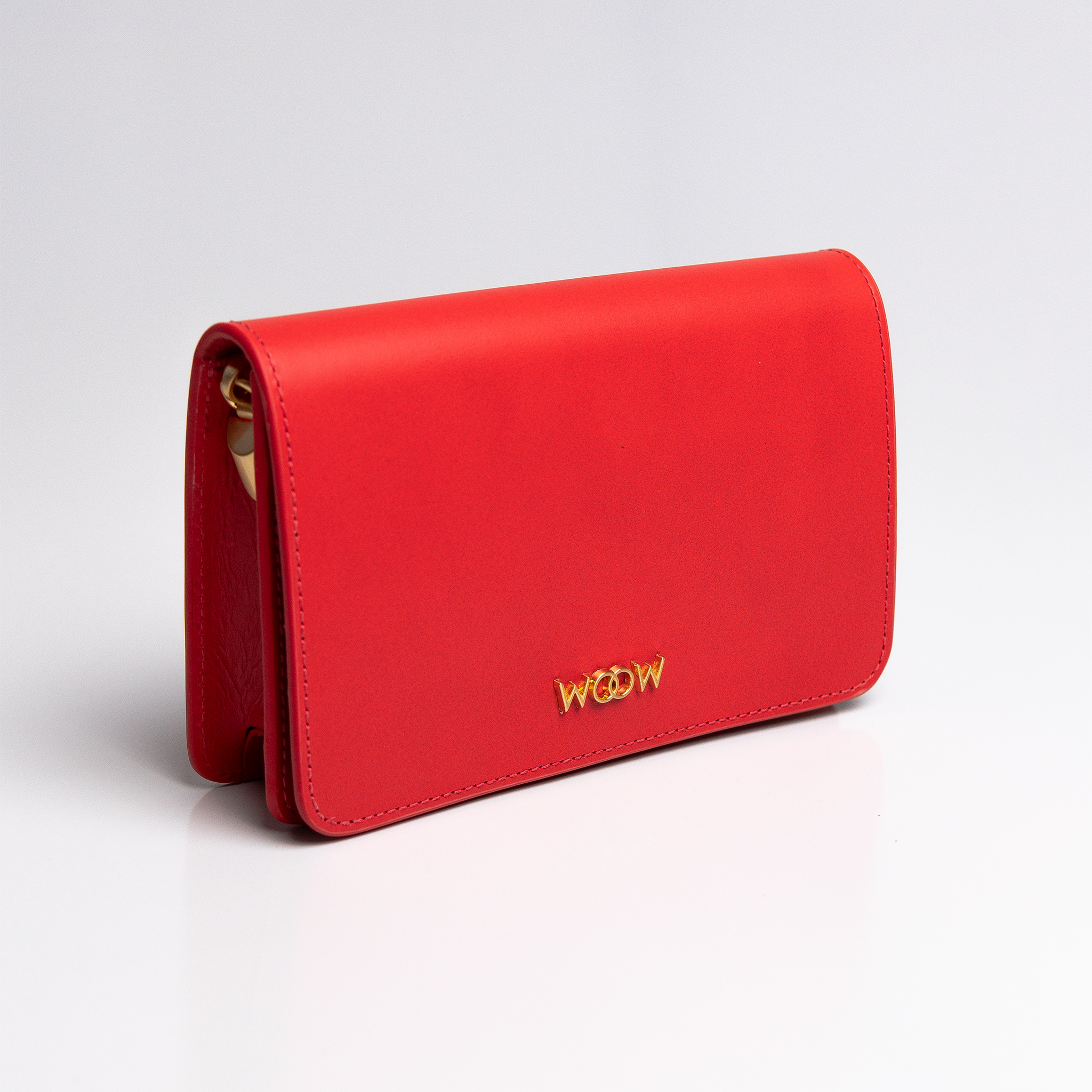 Bolsa mini Aura Couro Gloss WOOW