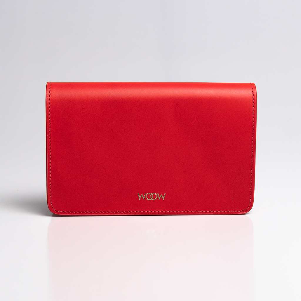 Bolsa mini Aura Couro Gloss WOOW