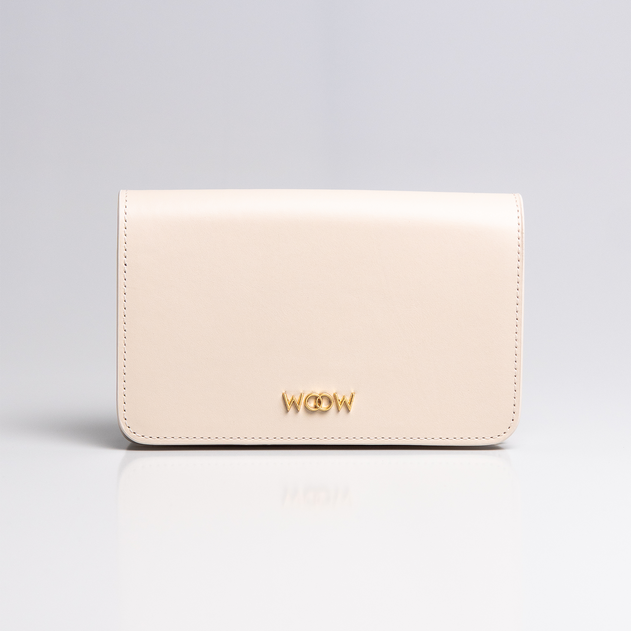 Bolsa mini Aura Couro Off White WOOW