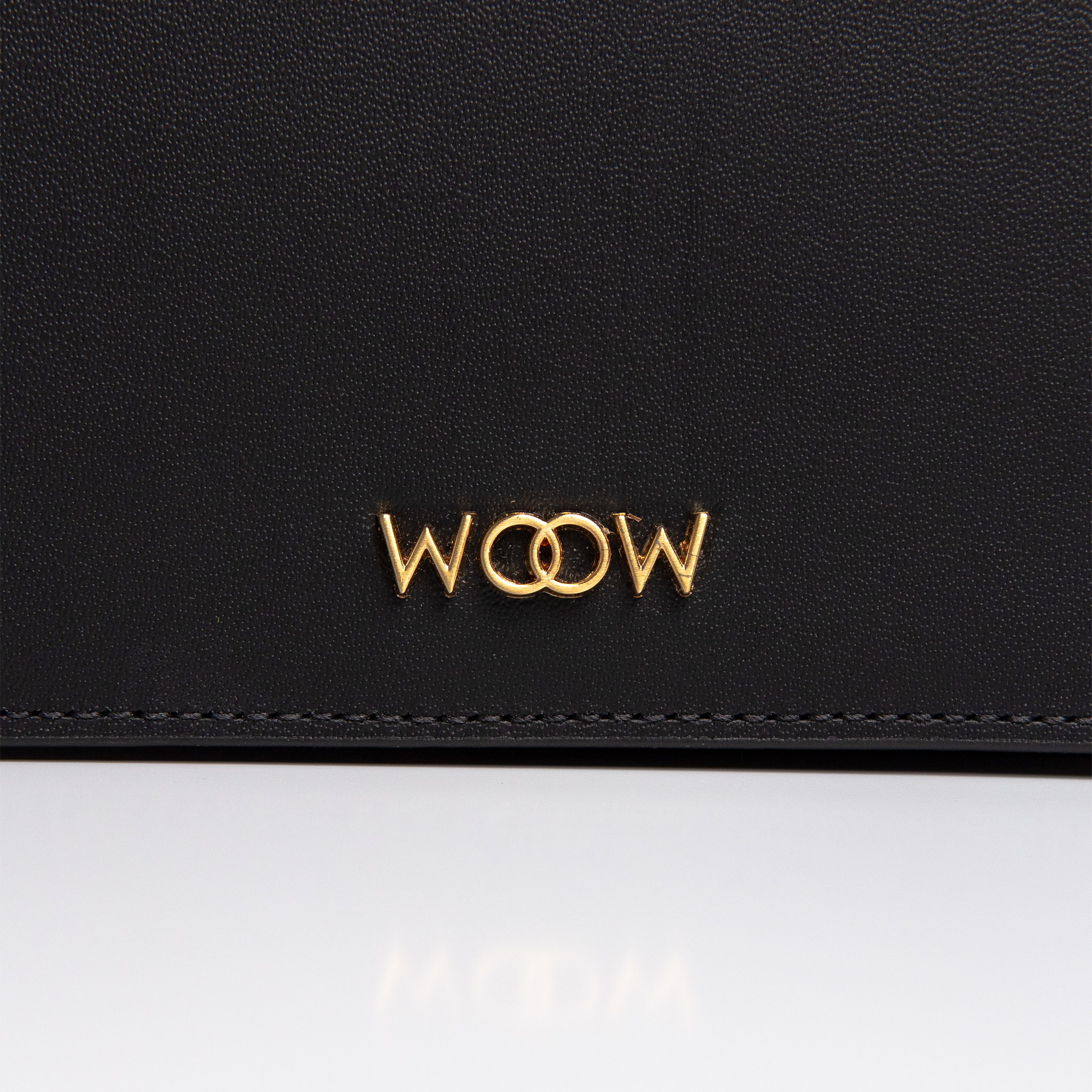 Bolsa mini Aura Couro Preta