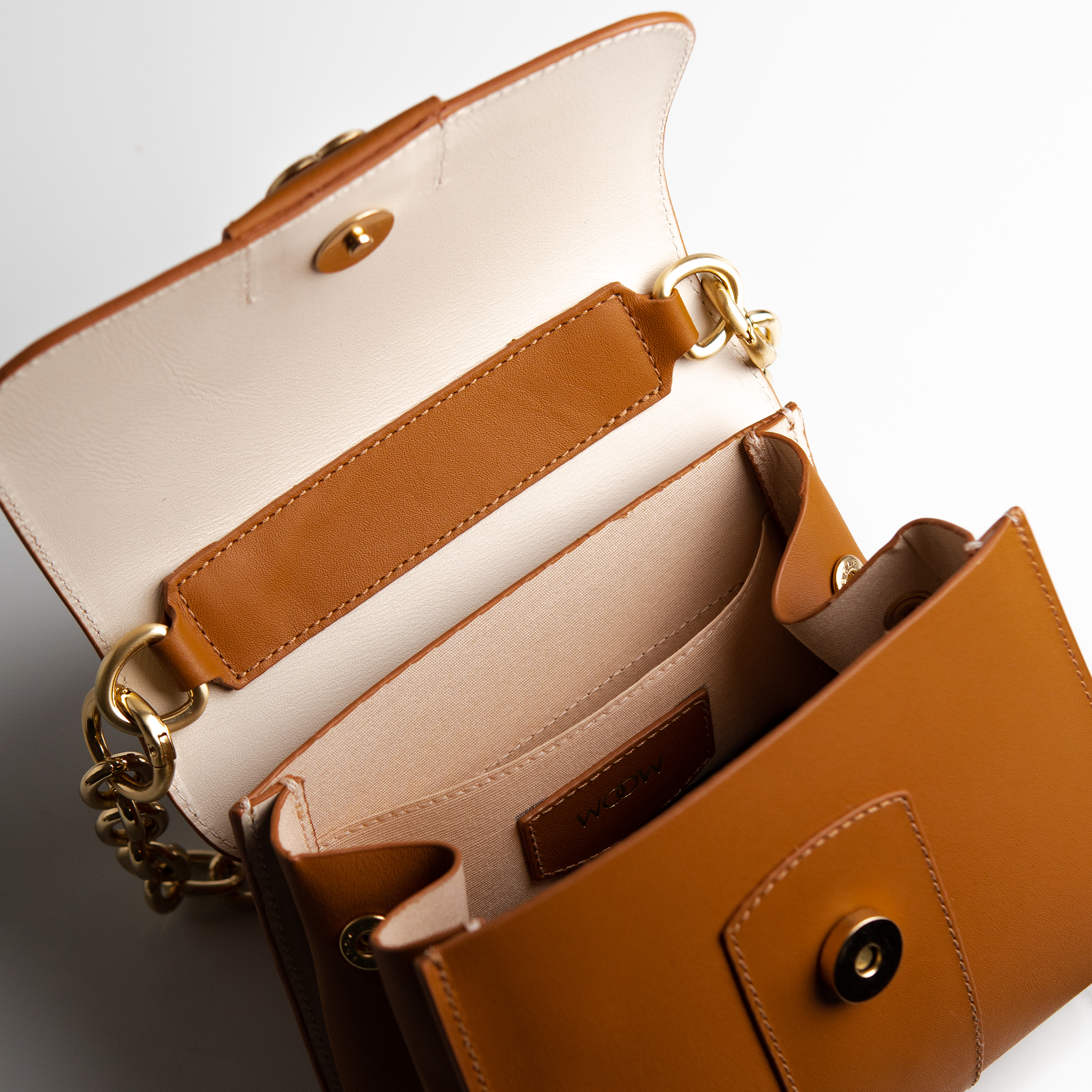 Mini Bag Aurora Caramelo WOOW