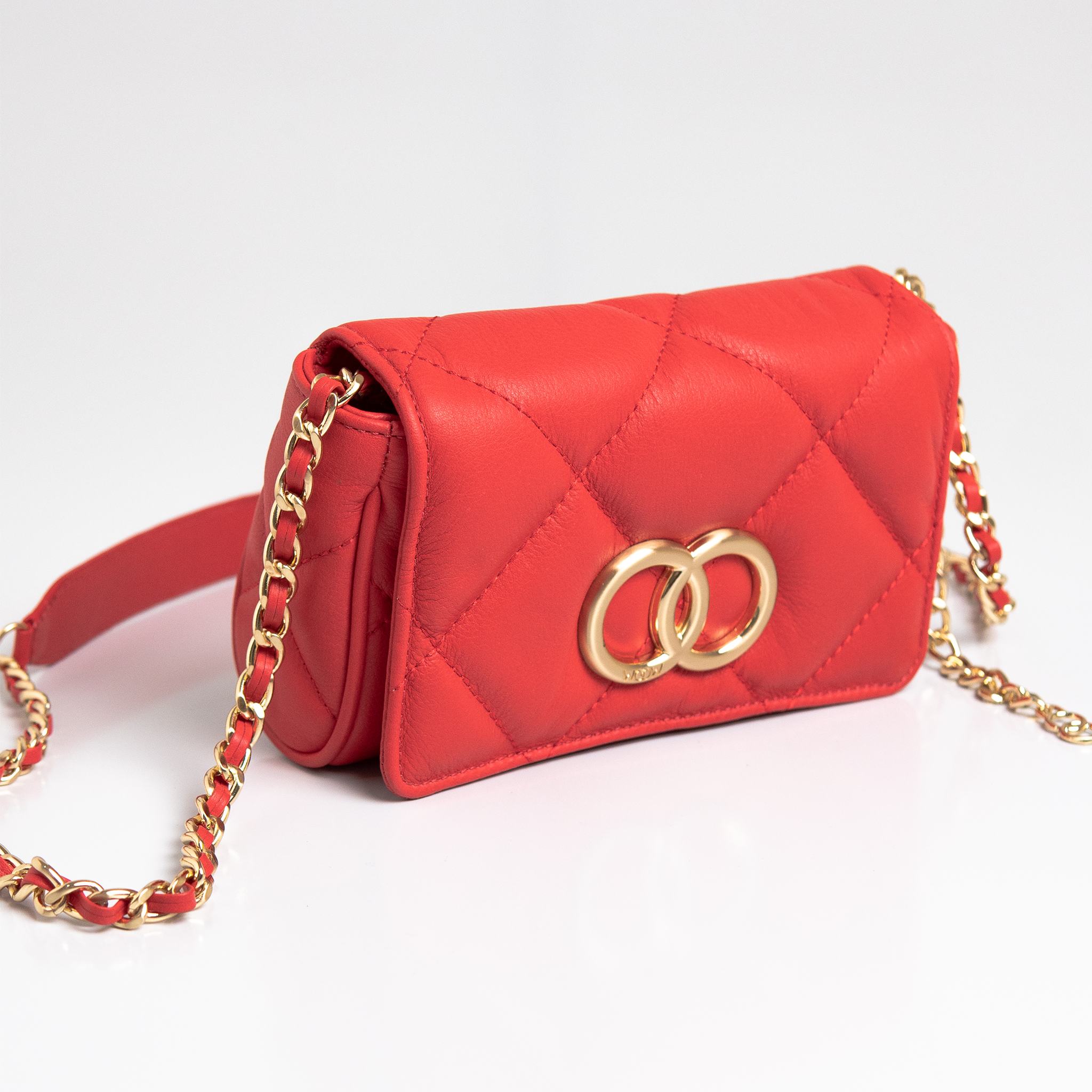 Bolsa Mini Bella Serena Matelassê Couro Gloss WOOW