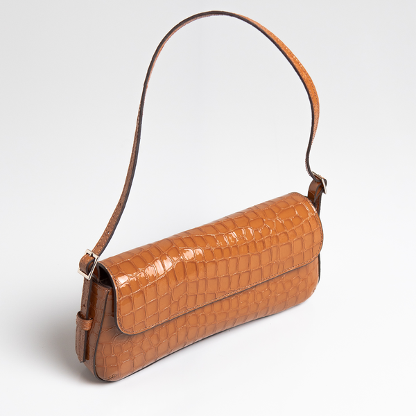 Bolsa Giovana em Croco - Jungle Nut