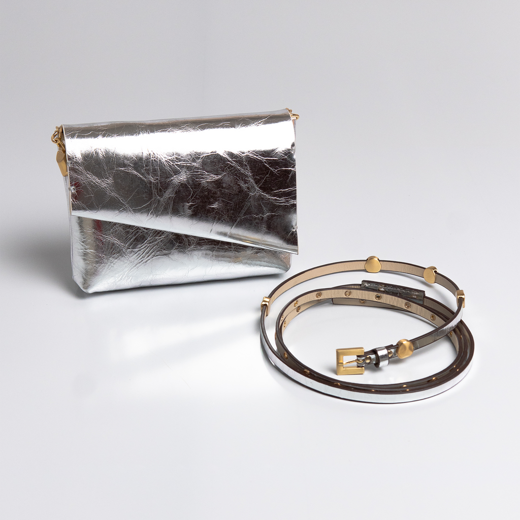 Kit Mini Bag Aya & Cinto Carolina Silver Fast Bundle