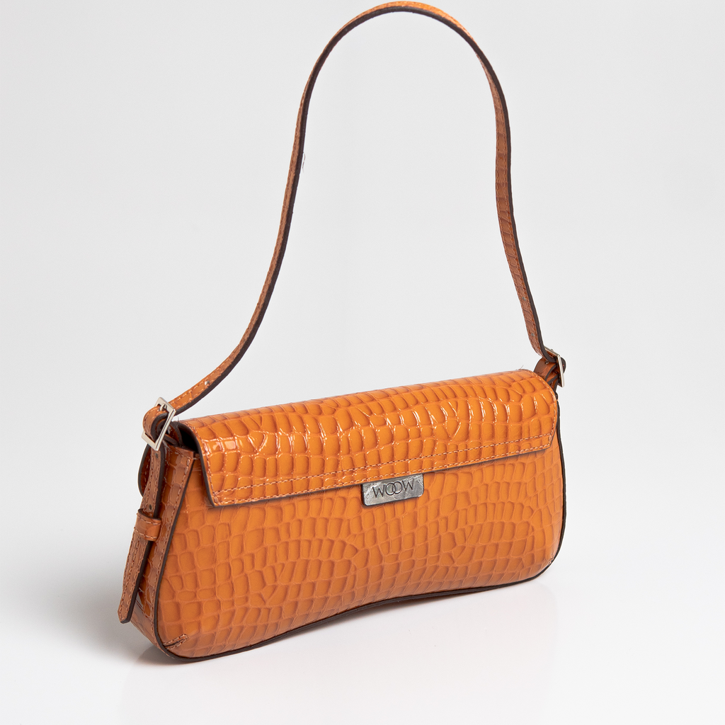 Bolsa Giovana em Croco WOOW