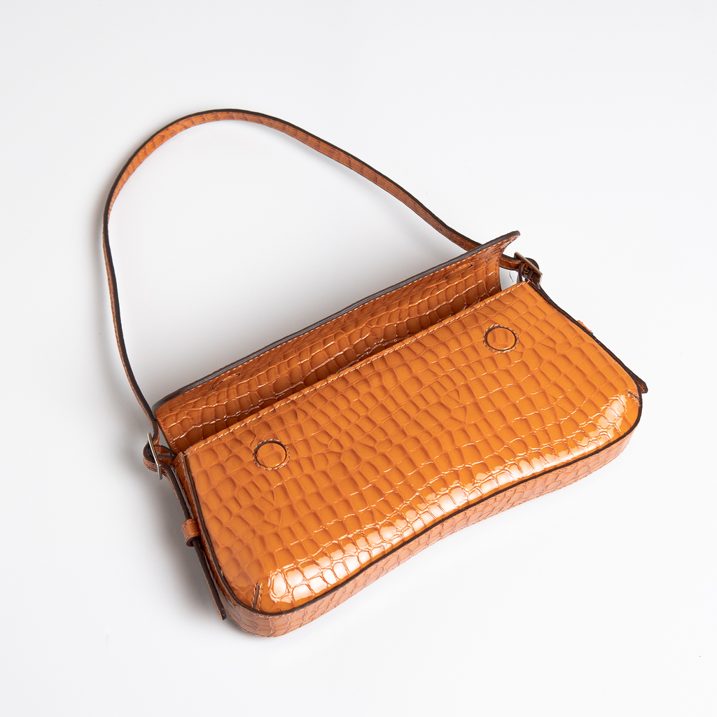 Bolsa Giovana em Croco WOOW