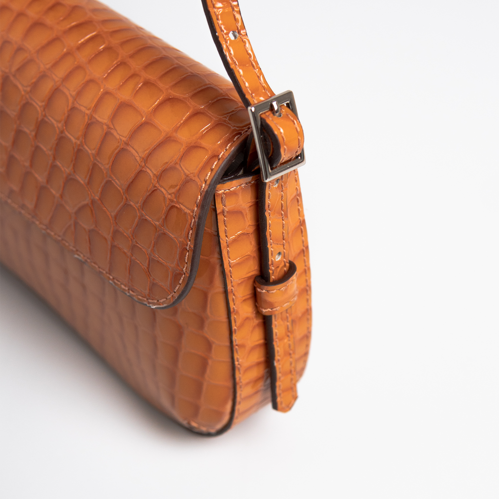 Bolsa Giovana em Croco WOOW