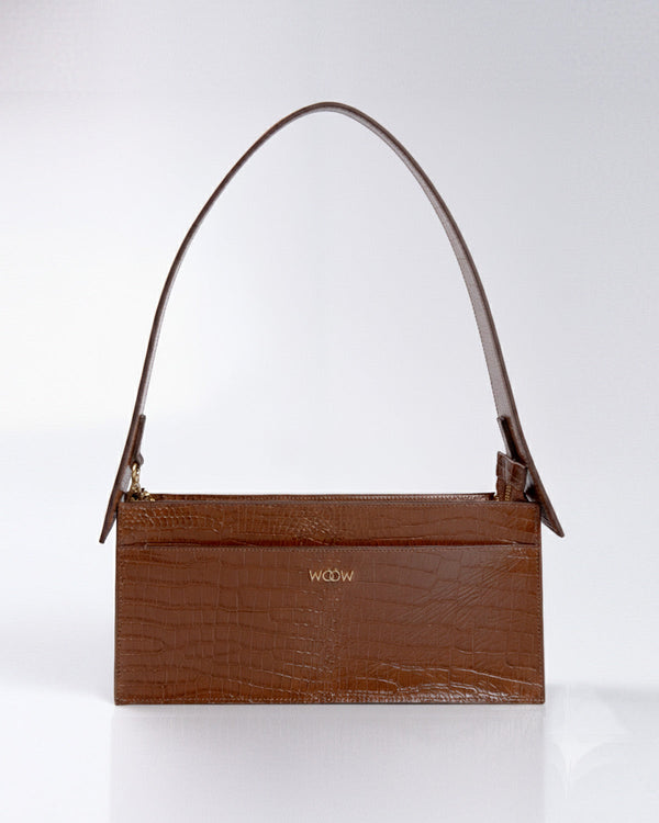 Bolsa Média Margô Couro Ambar - Default Title