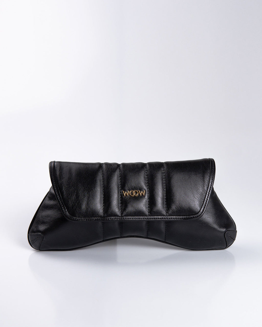 Bolsa Média Agatha Couro Preto WOOW