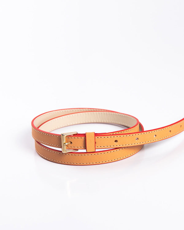 Cinto Bruna Couro Salmão - Salmão / PP